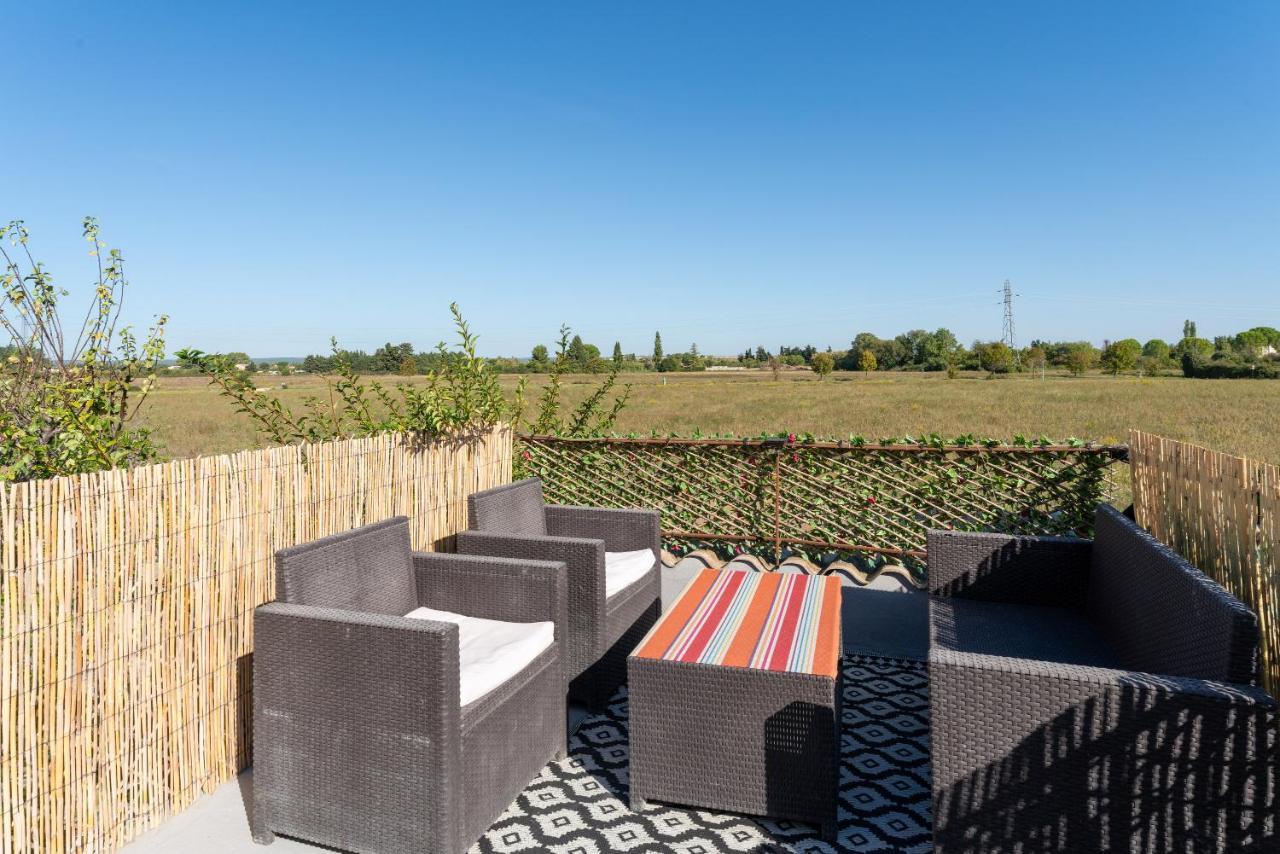 Appart Aux Portes De La Camargue Manduel Экстерьер фото